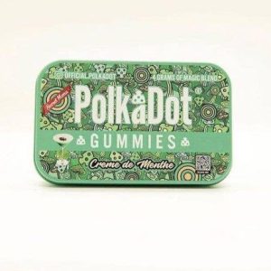 Polkadot Creme de Menthe Gummies