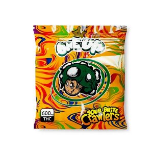 Buy One Up 600MG THC Sour Brite Crawlers Online