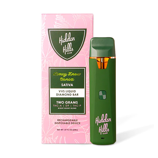 Hidden Hills THC-A VVS Liquid Diamond Disposable Vape 2g For Sale