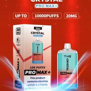 The Crystal Pro Max + 10000 Puffs Disposable Vape Pod